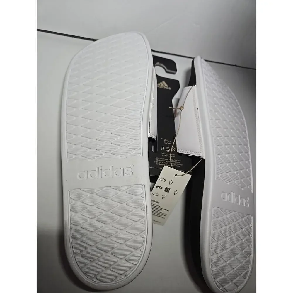 Adidas Adilette Comfort Slides 14 Women's / 13 Men's WHITE RAINBOW H02488 Sandal - Picture 5 of 8
